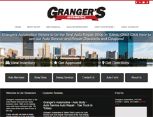Tablet Screenshot of grangersautomotive.com